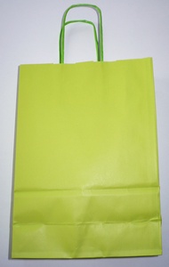 Dárková papírová taška zelená