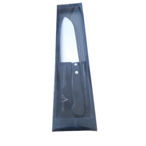 Keramický japonský nůž SANTOKU s dřevěnou rukojetí - VYPRODÁNO