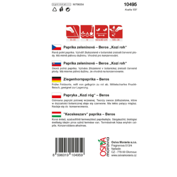 Paprika zeleninová kozí roh BEROS (1)