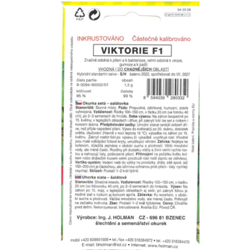 Okurka salátovka Viktorie F1