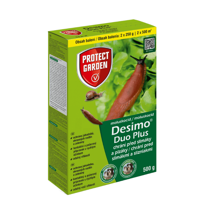 Desimo Duo Plus chrání před slimáky a plzáky 
