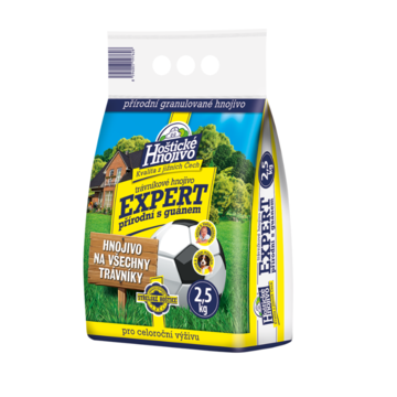 Trávníkové hnojivo - Expert přírodní s guánem 