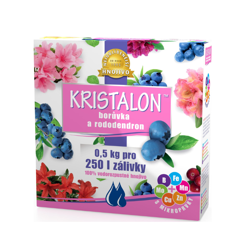 KRISTALON borůvka a rododendron 0,5 kg