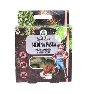 Sedlákova měděná páska proti slimákům a mravencům 4 m