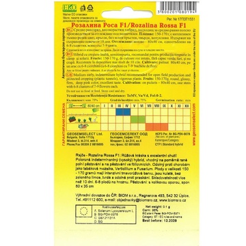 Rajče tyčkové Rozalina Rossa F1