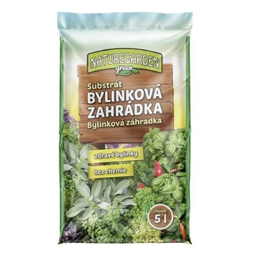 Substrát pro bylinky 5 l - Bylinková zahrádka