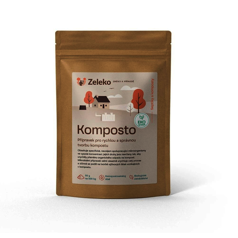 KOMPOSTO - přírodní urychlovač kompostu 