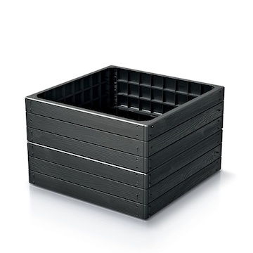 Vyvýšený záhon BASE WOODY stohovatelný