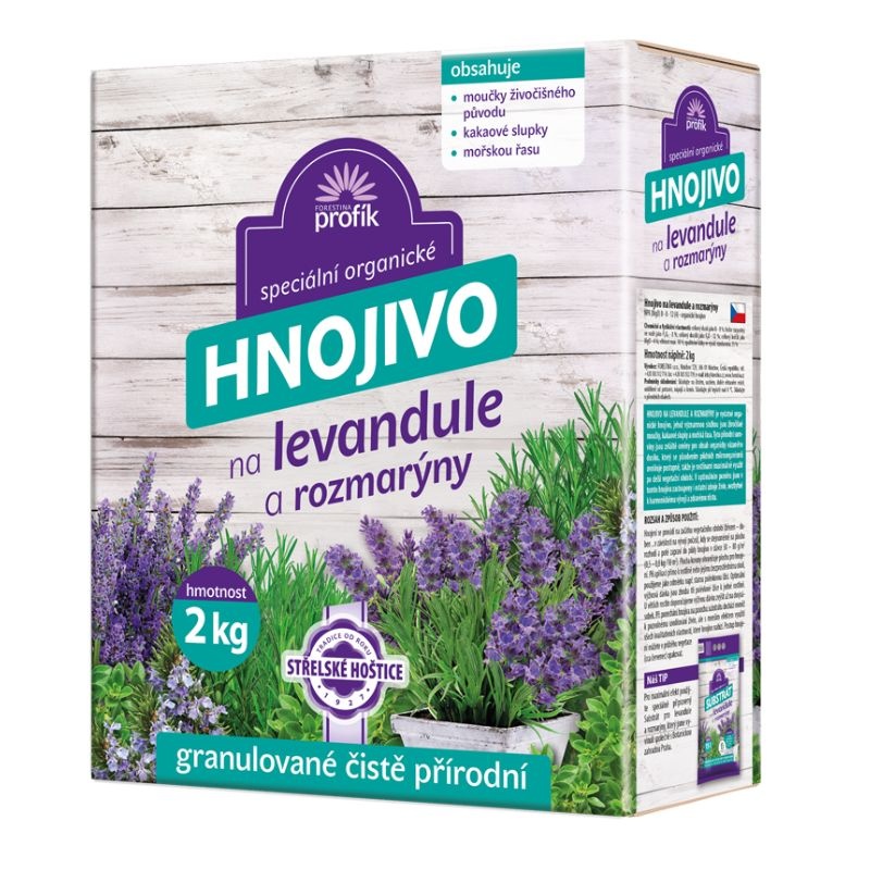 Hnojivo Profík na levandule a rozmarýny 2 kg 