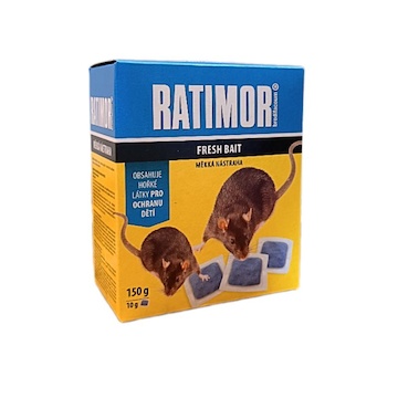 Ratimor Brodifacoum - měkká nástraha 150 g na myši, krysy a potkany 