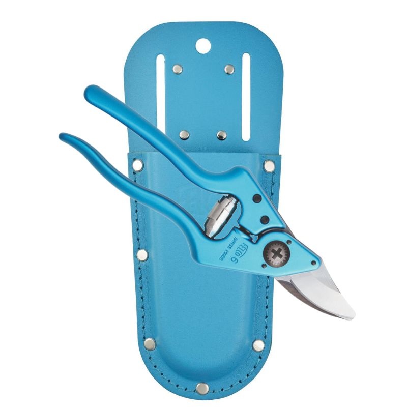 Nůžky FELCO 6 Electric Blue + pouzdro FELCO 910  