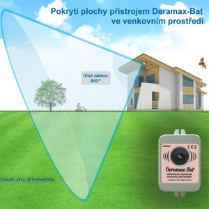 Plašič netopýrů - Ultrazvukový odpuzovač - Deramax®-Bat