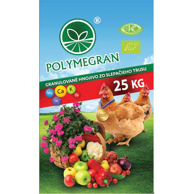 Polymegran – organické hnojivo 25 kg