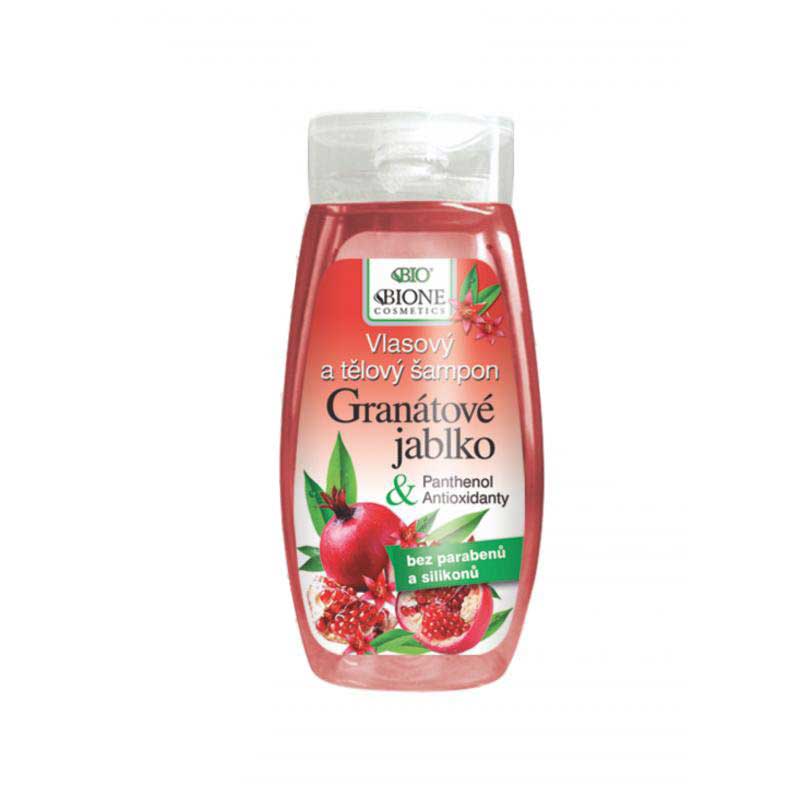 Vlasový a tělový šampon Granátové jablko Bione Cosmetics