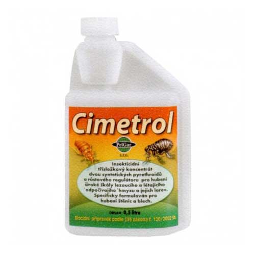 Cimetrol 0,5 l insekticid pro hubení létajícího a lezoucího hmyzu