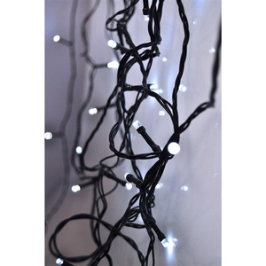 LED venkovní vánoční řetěz, 50 LED, 5 m, studená bílá 
