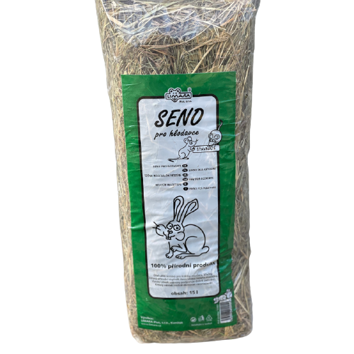 Seno pro hlodavce bezprašné 15 l