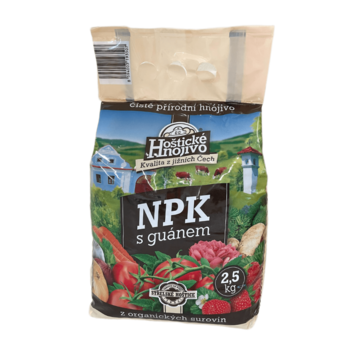 Hoštické NPK hnojivo s guánem 2,5 kg
