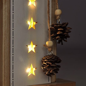 Vánoční LED dekorace hvězda