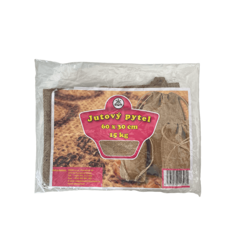 Jutový pytel 15 kg 60 x 30 cm