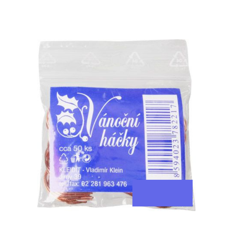 Vánoční háčky měděné 