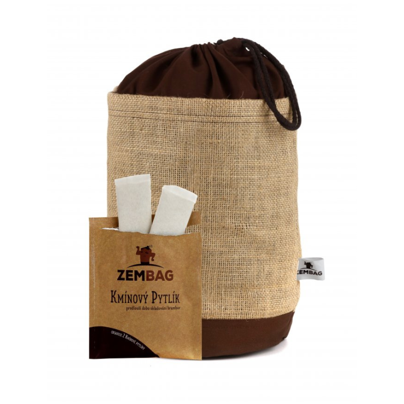 Zembag na brambory 5 kg hnědý