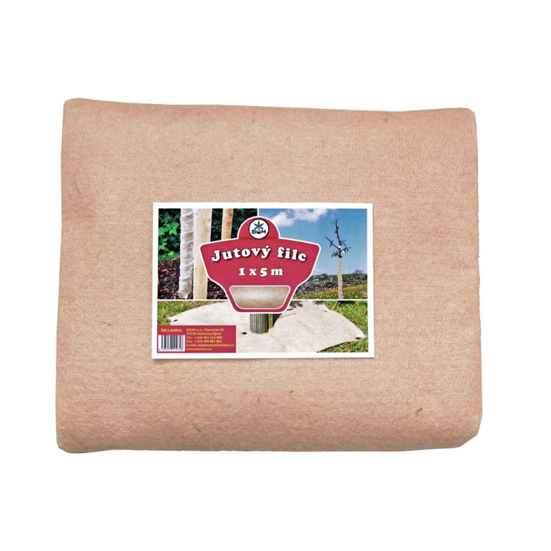 Jutový filc 1 x 5 m