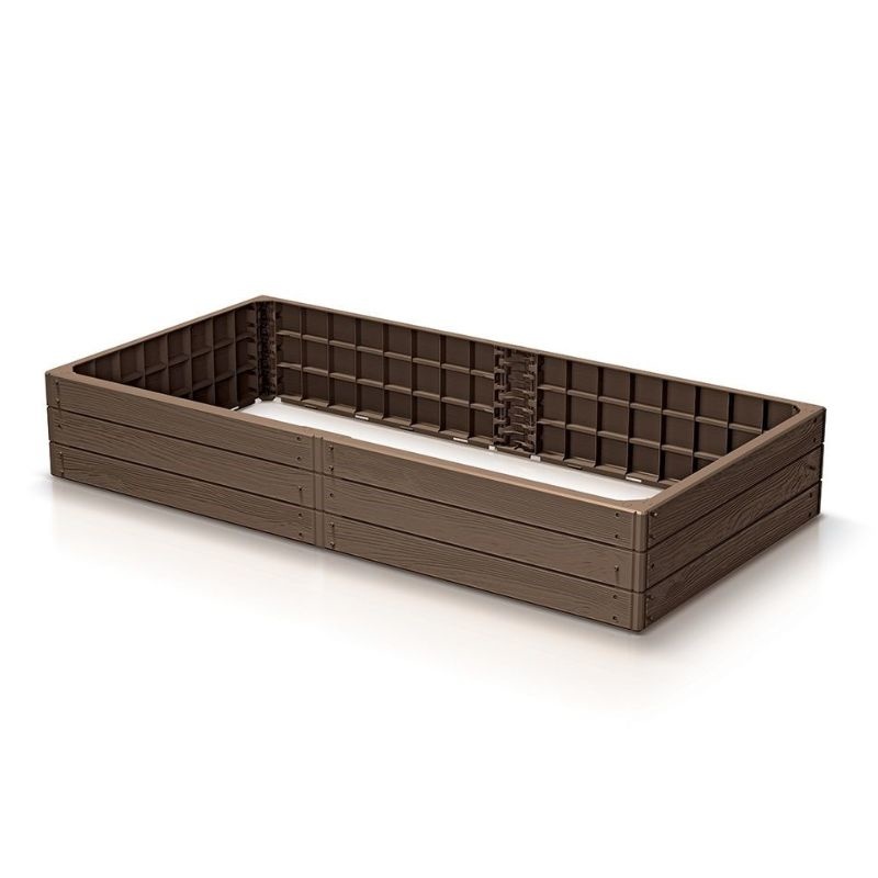 Vyvýšený záhon BASE WOODY 149,2 cm rustikální cihlová 